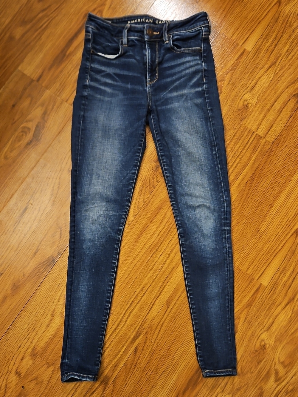 American Eagle Outfitters Dark Blue Skinny Jeans